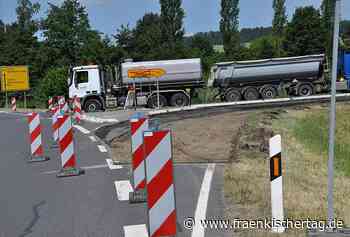 Straßenbauarbeiten zwischen Coburg und Schweinfurt: Kreuzung bei Altenstein gesperrt - Fränkischer Tag