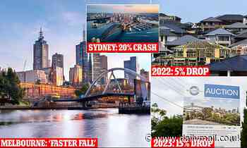 Largest house price correction since 1980 to hit, Sydney and Melbourne set to be hit the hardest - Daily Mail