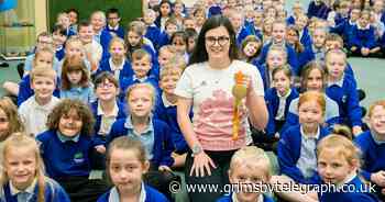 Team GB rower inspires Grimsby school children after opening new Aldi - Grimsby Live