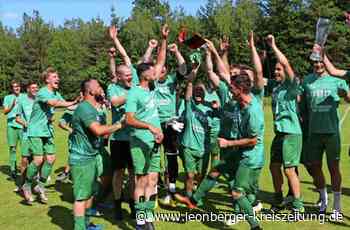 Fußball-Kreisliga A - Spvgg Warmbronn feiert den Aufstieg - Leonberger Kreiszeitung