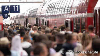 Bahn-Chaos: Polizei-Einsatz wegen überfüllter Bahn nach Stralsund - Nordkurier