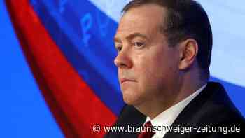 Ukraine-Krieg: Ex-Präsident Medwedew schockiert mit Aussage