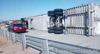 Se registra accidente de tráiler en carretera Hermosillo-Nogales - Proyecto Puente
