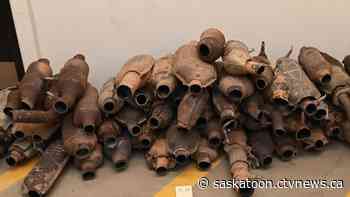 'Top of the food chain': Saskatoon police hope recent arrests lead to drop in catalytic converter thefts - CTV News Saskatoon