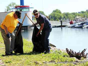 Bluewater Anglers land plenty of trash during shoreline cleanup - Sarnia and Lambton County This Week