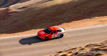 Acura's Racing a Nearly Stock 2023 Integra Up Pikes Peak     - CNET