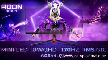 Agon Pro AG344UXM: AOC bringt Mini-LED-Monitor mit UWQHD und 170 Hz
