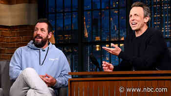 Watch Late Night with Seth Meyers Episode: Adam Sandler, James Patterson - NBC