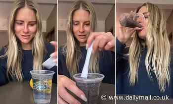 Nutritionists slam TikTok trend, which sees backed-up users down water packed full of chia seeds
