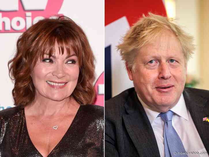 ‘It seems slightly odd’: Lorraine Kelly says Boris Johnson hasn’t taken her up on interview offer - Yahoo News