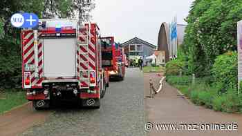 Brand in der Stein-Therme Bad Belzig gelöscht – Einsatz dauert an - Märkische Allgemeine Zeitung