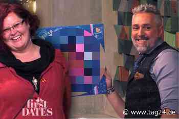 First Dates: Als Jule aus Chemnitz Roland Trettl ein Kunstwerk schenkt, bekommt der Star-Koch große Augen - TAG24