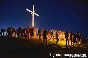 San Pietro sul Monte Antola, fiaccolata, musica occitana e l'alba in vetta - GenovaQuotidiana