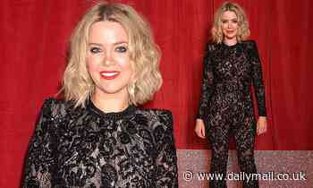 British Soap Awards: Sally Carman dazzles in skintight black jumpsuit - after Leading Performer nod - Daily Mail