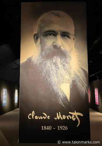 Learning history at Claude Monet Exhibit in Montebello - Talon Marks