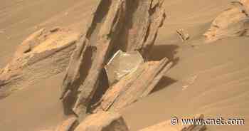 'Unexpected': NASA Mars Rover Finds Shiny Foil Piece on a Rock     - CNET