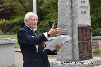 New replacement plaques dedicated on Abbotsford Legion Cenotaph
