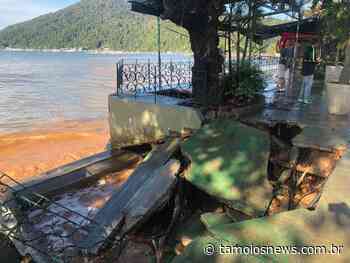 Defesa Civil de Ubatuba monitora áreas atingidas pela ressaca na região - Tamoios News