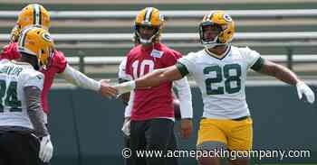 Packers RB AJ Dillon named on NFLPA’s Rising Stars list - Acme Packing Company