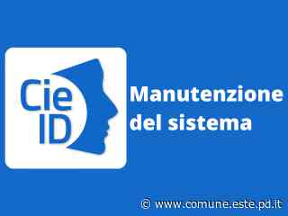 CIE: manutenzione del servizio 18-19 giugno - Città di Este - Culla dei Veneti Antichi - Comune di Este