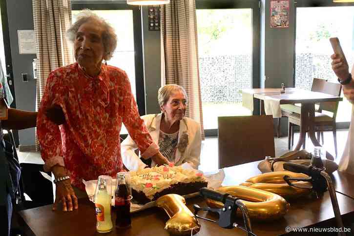 Pagode viert eeuweling Mireille met taart en optreden