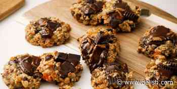 PB Cup Trail Mix Cookies - Delish