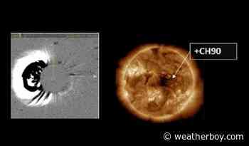 Geomagnetic Storm Strikes Earth Today; Aurora Possible Tonight - Weatherboy