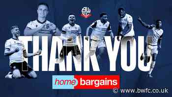 Home Bargains: Thank You - News - Bolton Wanderers
