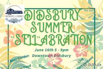 Didsbury & District Chamber Of Commerce Hosting Summer 'Sell'abration On June 16th - ckfm.ca