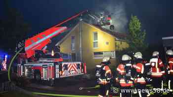 Braunschweig: Offene Flammen am Dach! Frau kann sich nach draußen retten - News38