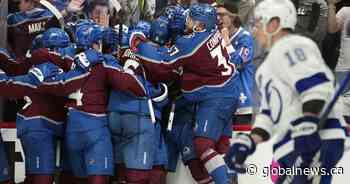 Avalanche beat Lightning in OT to open Stanley Cup Final