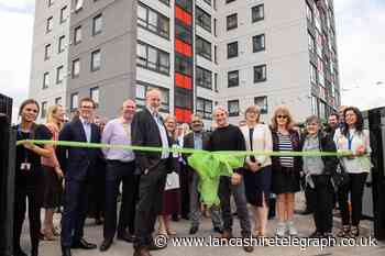 Carl Fogarty opens Blackburn tower block following £3.9m revamp