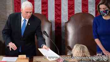 Ex-Berater von Mike Pence bei U-Ausschuss zu Kapitolsturm