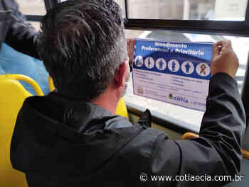 Transporte público de Cotia implanta símbolo do autismo em assentos preferenciais - Cotia e Cia