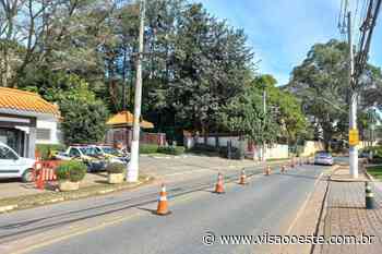 Estrada Fernando Nobre, em Cotia, ganha terceira faixa aos domingos - Visão Oeste