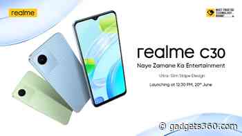 Realme C30 Launch Date in India Set for June 20, Key Specifications Confirmed