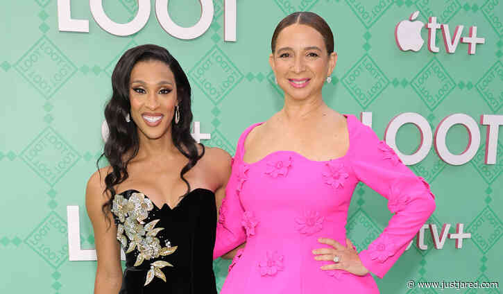 Maya Rudolph Is Perfectly Pink for 'Loot' Premiere with Michaela Jae Rodriguez & More!