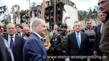 Scholz besucht teils zerstörten Kiewer Vorort Irpin