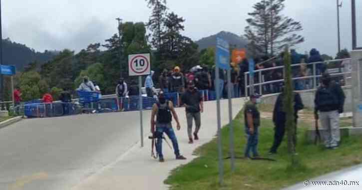 Grupo armado causa pánico en calles de San Cristóbal de las Casas - ADN 40