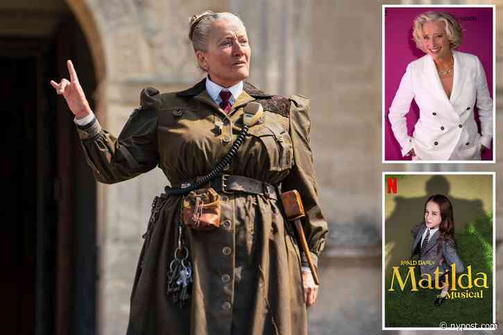 Emma Thompson unrecognizable as Miss Trunchbull in 'Matilda: The Musical' trailer - New York Post