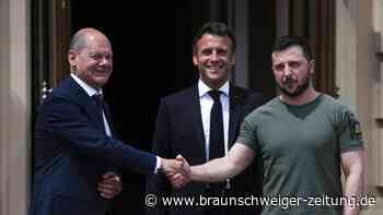 Ukraine: Scholz, Macron und Draghi für EU-Kandidatenstatus