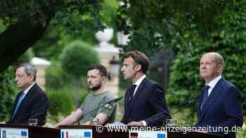 Ukraine-Krieg: Macron kündigt Lieferung schwerer Geschütze an – Draghi will Hafen-Blockaden beenden