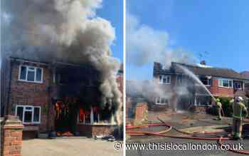 Ongar house fire leaves family homeless