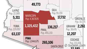 Coronavirus cases in Arizona, mapped by county: June 15 - Arizona Daily Star