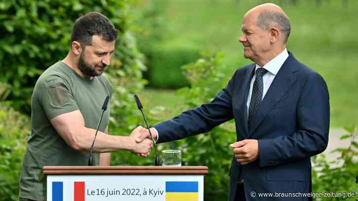 Scholz setzt in Kiew klares Zeichen für EU-Perspektive der Ukraine