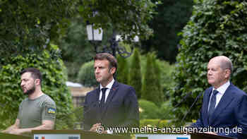 Olaf Scholz in Kiew: Friedensvereinbarung mit Russland „weit entfernt“