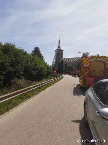 Un incendie ravage le clocher de l'église de Gugnécourt - Epinal infos - Epinal Infos