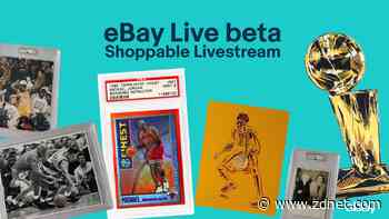First up on eBay's new livestreamed shopping platform: trading cards