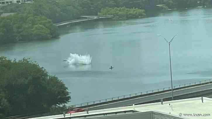 Mechanical issues cause Texas Parks and Wildlife plane to crash into Lady Bird Lake