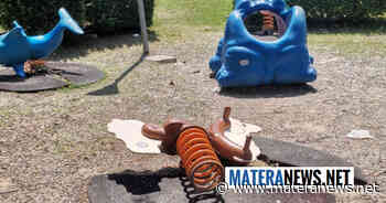 Matera: in questo Parco, "ogni notte, si divertono a distruggere le giostre dei bambini, a sporcare e urlare". La denuncia - Matera News